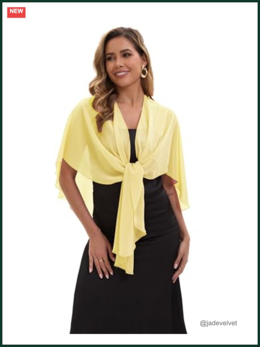 Chiffon Evening Shawl Wrap Scarf for Women Bridal Party